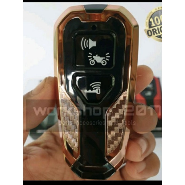 COVER KUNCI REMOT VARIO 160 PCX 160 ADV 150 ORI AHM / TUTUP KUNCI CASE COVER REMOTE HONDA PCX 160 ADV 150 VARIO 160-Cover gold cooper