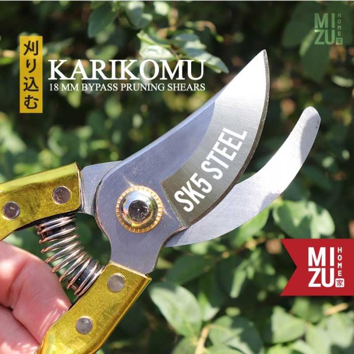 MIZU KARIKOMU Bypass Pruning Shears Gunting Taman Dahan Ranting Bonsai Berkualitas