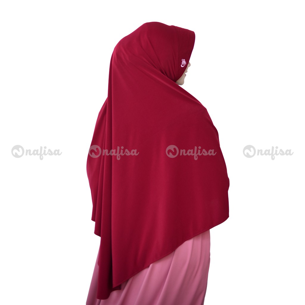 Jilbab Instan Soft Pad Antem Nafisa ADIBA - Hijab Jumbo Bergo Soft Antem Premium Syari