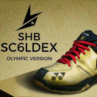 Sepatu Badminton Yonex SHB SC6LD Edisi Lindan Olympic Rio Gold  100 % Original Yonex Sunrise