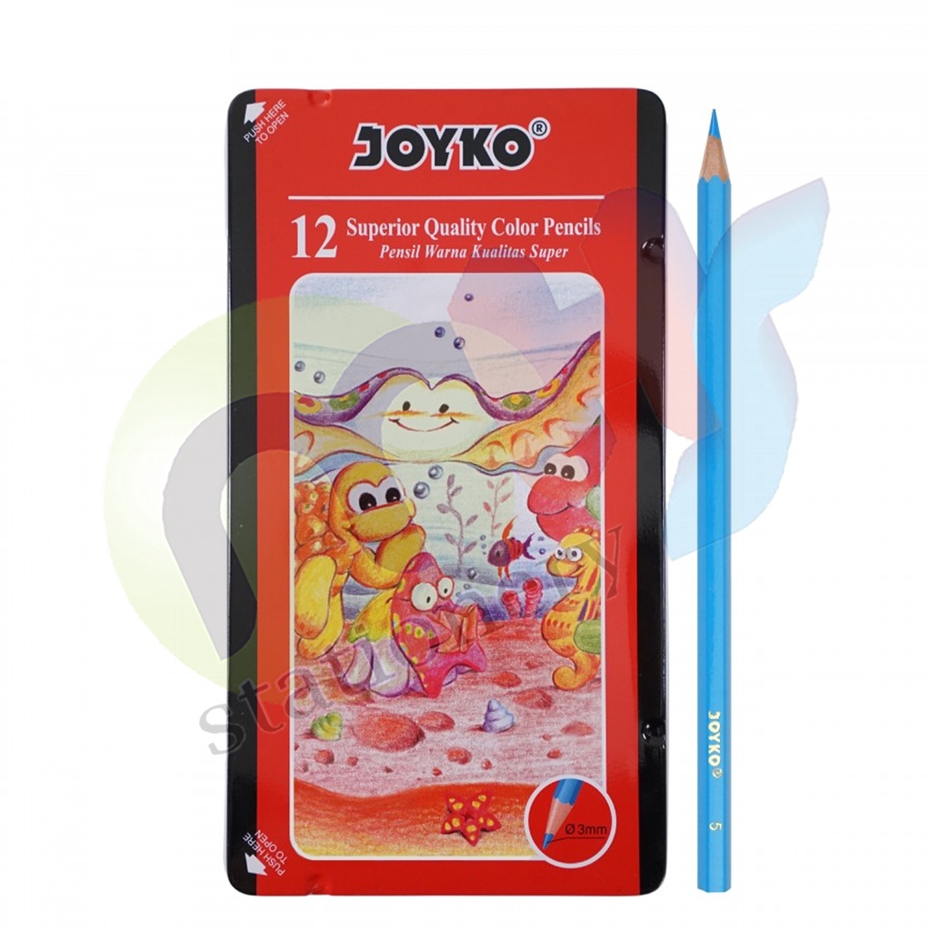 

Color Pencil / Pensil Warna Joyko CP-12TC / 12 Warna