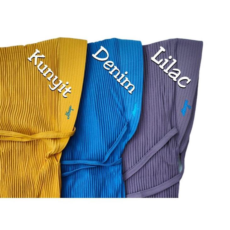 (HARGA BERSAHABAT) (Ori ATHAYA) PET PLISKET•Bergo plisket lidi••Hijab instan