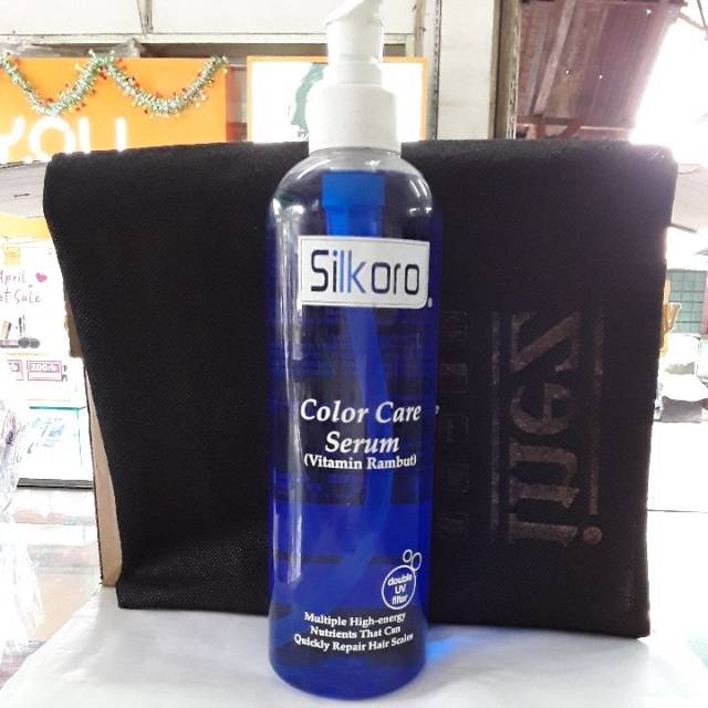 Silkoro color care serum ( vitamin rambut ) double UV filter 600ml