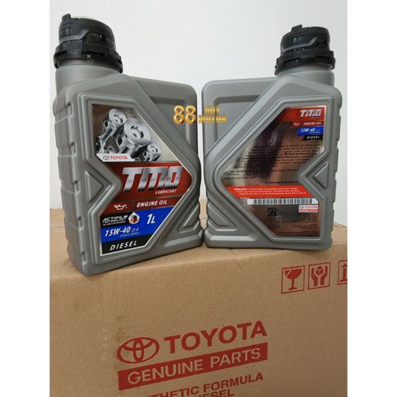 Oli / Oil Mesin TMO 15W-40 Diesel 1Liter Toyota Genuine Parts