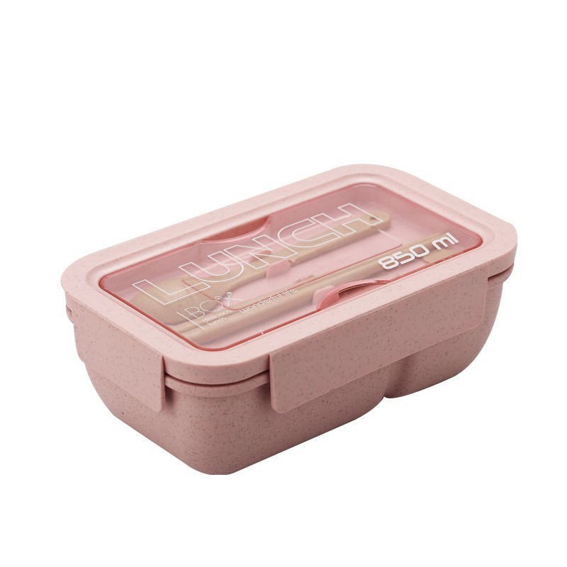 Lunchbox Sekat 2  WHEAT STRAW / Kotak Bekal Makan Lunch box Bahan Serat Gandum 850ML/1100ML