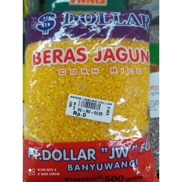 

Beras Jagung Dollar 500 Gram