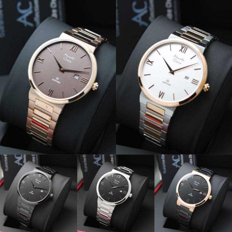 ALEXANDRE CHRISTIE PRIA AC 8564 / AC8564 SAPPHIRE ORIGINAL GARANSI RESMI 1 TAHUN