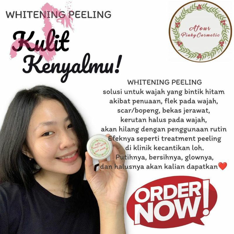PEELING WHITENING AfourPinky Cosmetic, Peeling whitening, peeling, peeling Gel