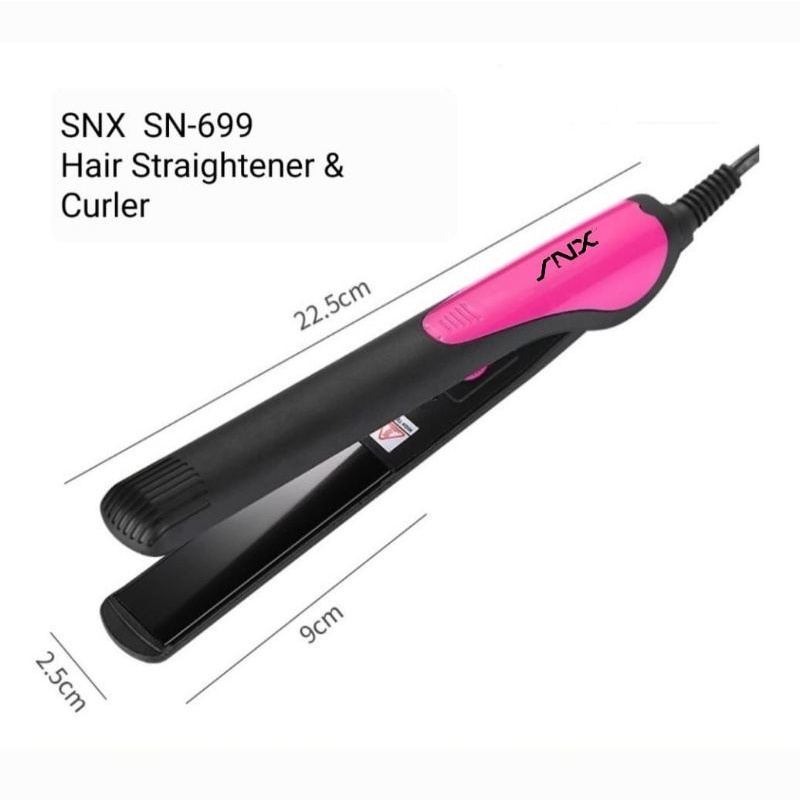 CATOKAN RAMBUT SNX SN-699 2 IN 1 PANAS/PELURUS PENGERITING/CURLY PRAKTIS