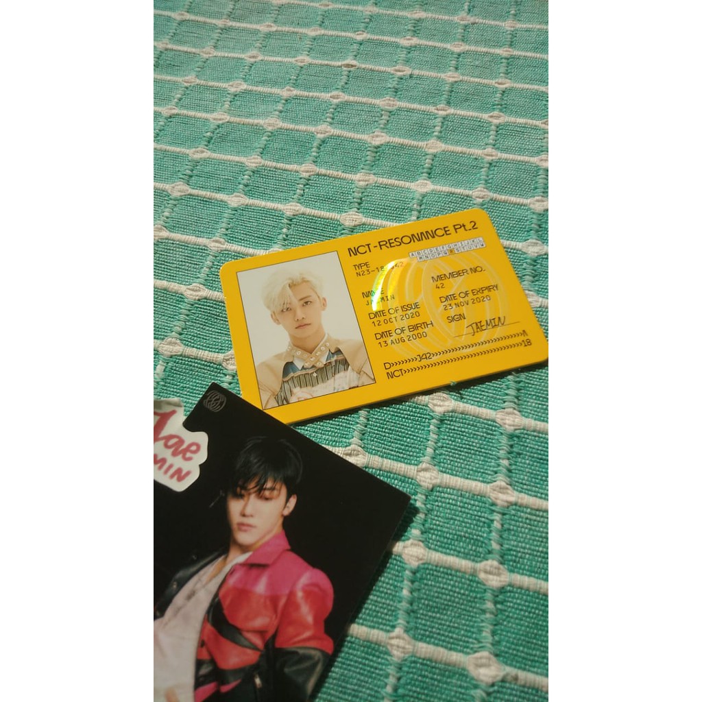 

ID CARD NA JAEMIN (DEPARTURE)