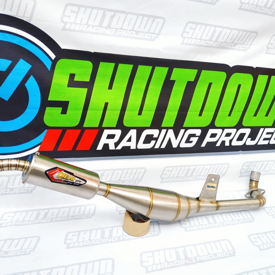 Knalpot Racing Suzuki Bravo - RC 100 Stainless