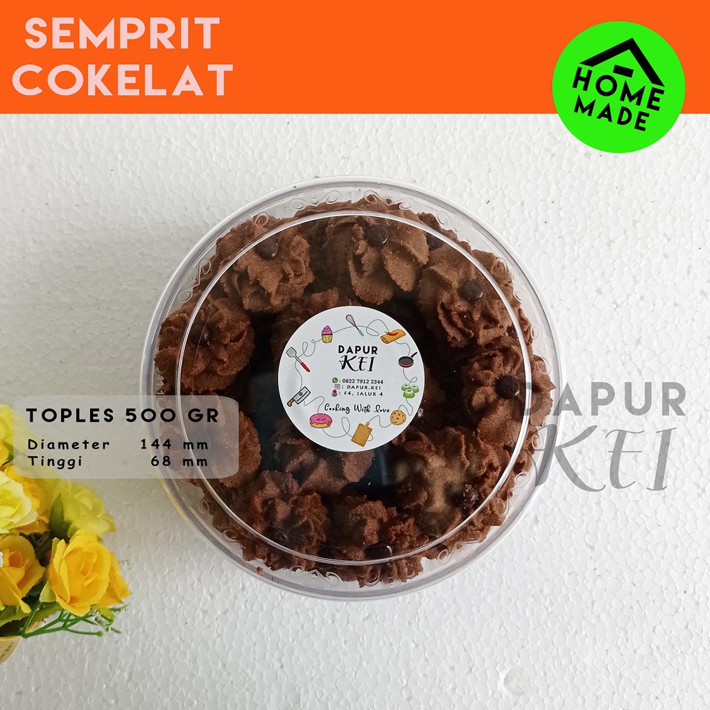 

KUE SEMPRIT COKELAT UKURAN 500gr