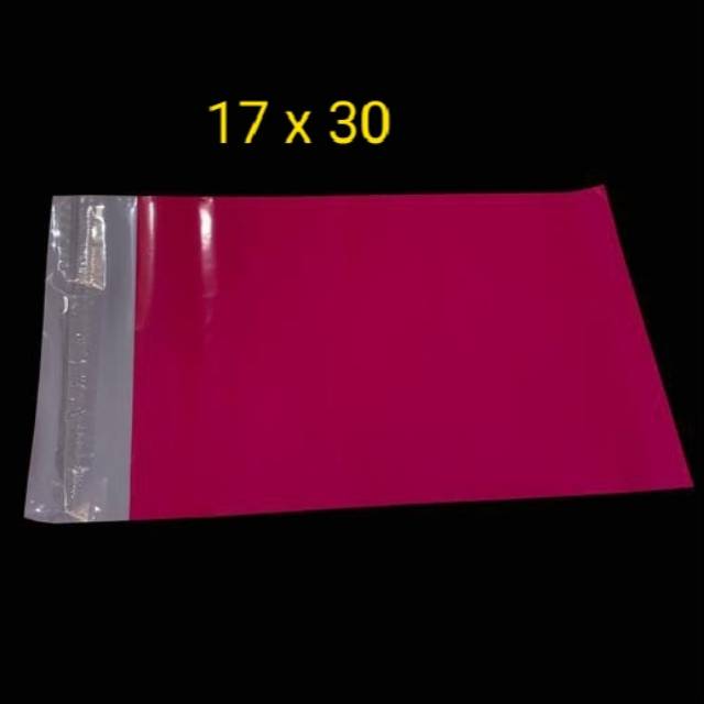 

Plastik Polymailer 17 x 30 pink isi 10 pcs