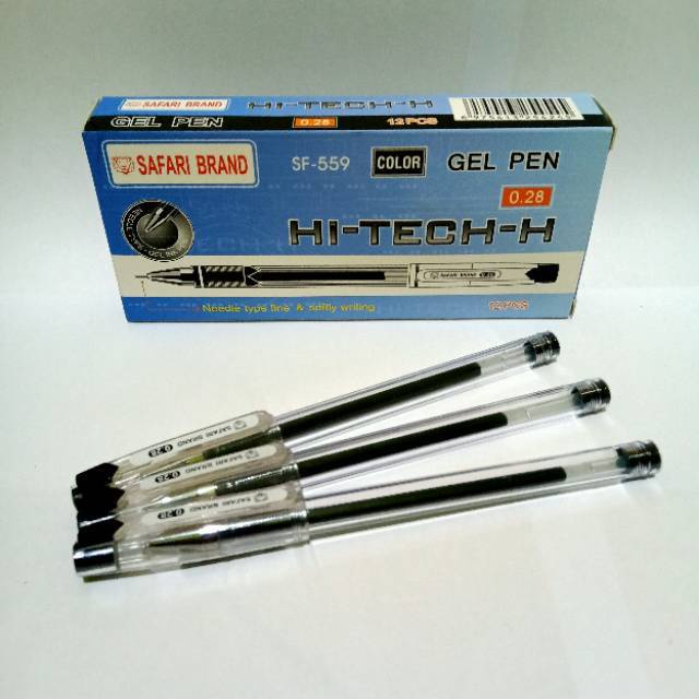 

TokoRejoAgung ( ECER ) Pulpen Gel Pen Hi-Tech-H Hitech Hitec Safari 0.28 mm Gel Pen Hi-Tech-H Safari 0.28mm