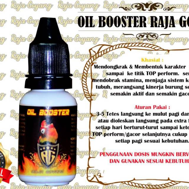 OIL BOOSTER RAJA GOYANG - OIL BOOSTER RG - VITAMIN RG