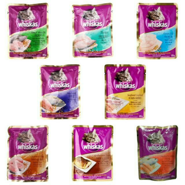 PROMO MURAH Whiskas 85gr wet food whiskas basah  per box isi 24pc