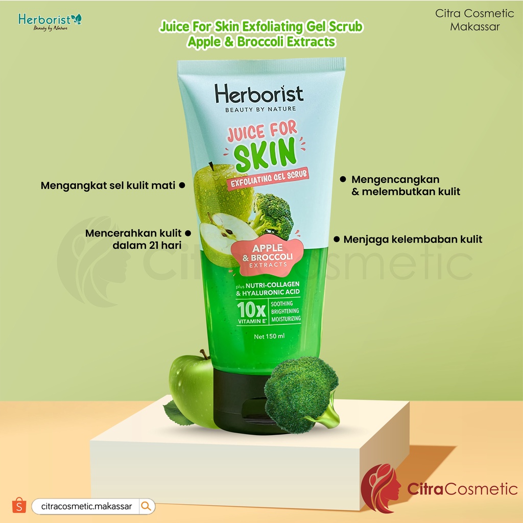 Herborist Juice For Skin Exfoliating Gel Scrub Series