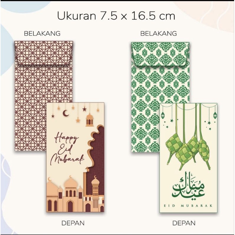 

Isi 6 Amplop Lebaran Idul Fitri