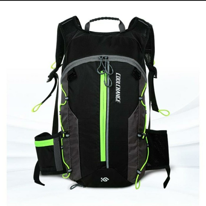 Tas sepeda lipat gunung mtb ransel hiking waterproof COOLCHANGE - Hitam