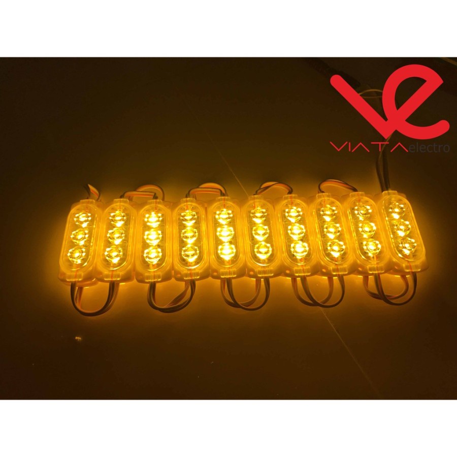 LAMPU LED MODUL ULTRASONIC STRIP 3 MATA SMD 6023 2835 12VOLT 3MATA BY.ADN.in