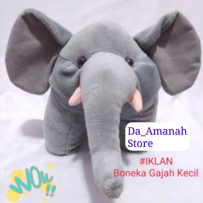 BONEKA GAJAH BESAR 45 CM / BONEKA GAJAH TERMURAH TERLARIS JUMBO