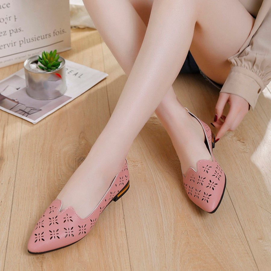 SEPATU WANITA FLAT SHOES LASER