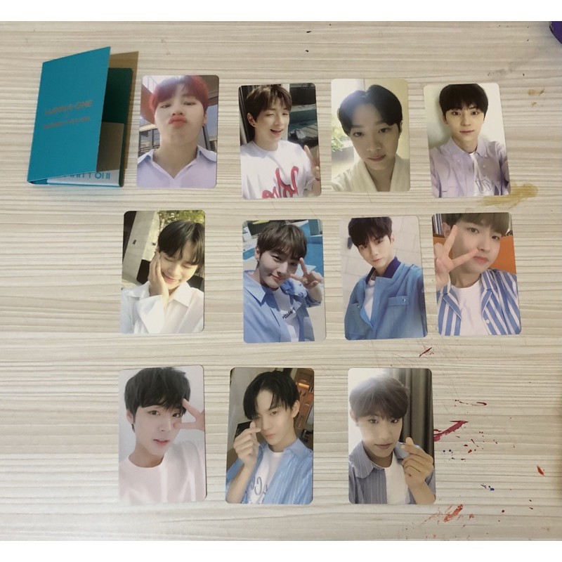PHOTOCARD PC WANNA ONE JISUNG SUNGWOON DANIEL MINHYUN KUANLIN DAEHWIN GUANLIN JIHOON WOOJIN ONG