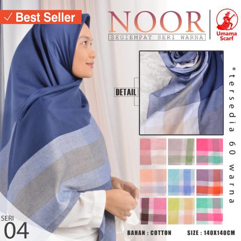 khimar Hijab pet anten wolfis terbaru murah / 10Pcs SEGIEMPAT NOOR SYARI UMAMA HIJAB SYARI UMAMA
