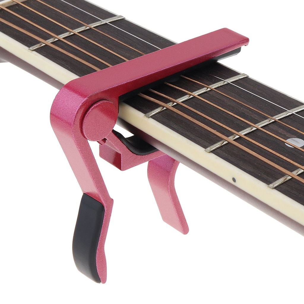 Capo Gitar Akustik / Klasik Universal 7 Warna Bahan Aluminum Alloy