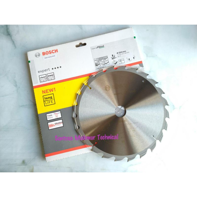 BOSCH EXPERT 10 X 24 T Mata Circular Saw Gergaji Potong Kayu Wood 10&quot; x 24T