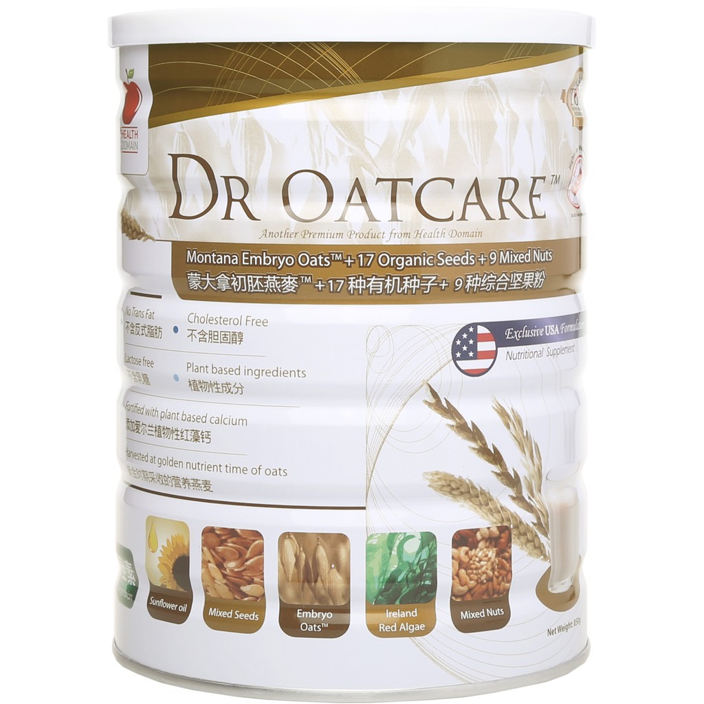 Dr Oatcare Minuman Sehat Pengganti Makanan Packaging Kaleng