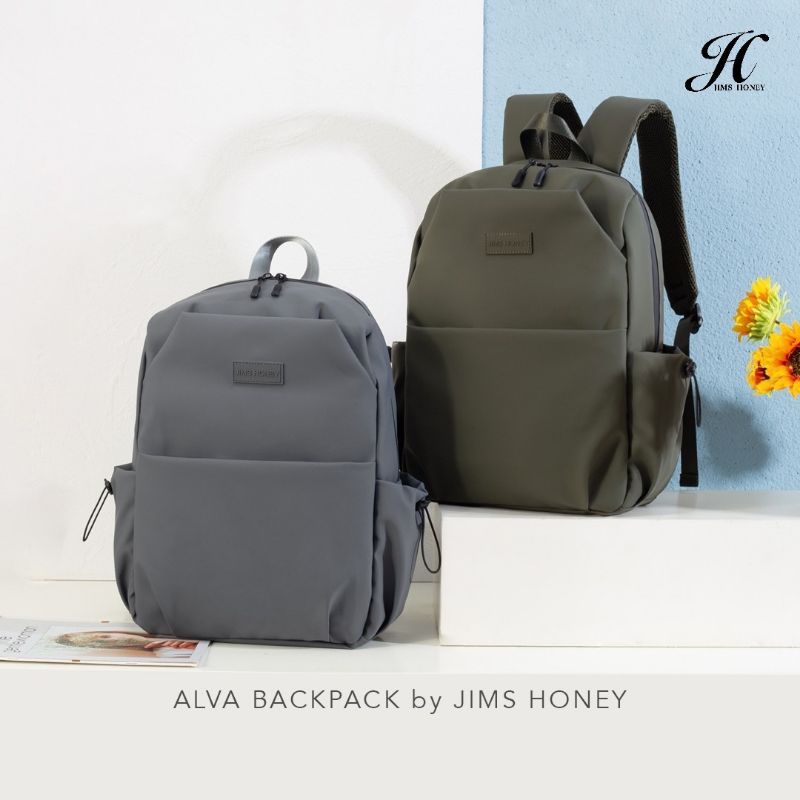 ALVA JIMSHONEY BAG JINJING SLEMPANG PUNGGUNG BACKPACK RANSEL SERBAGUNA ANTI AIR