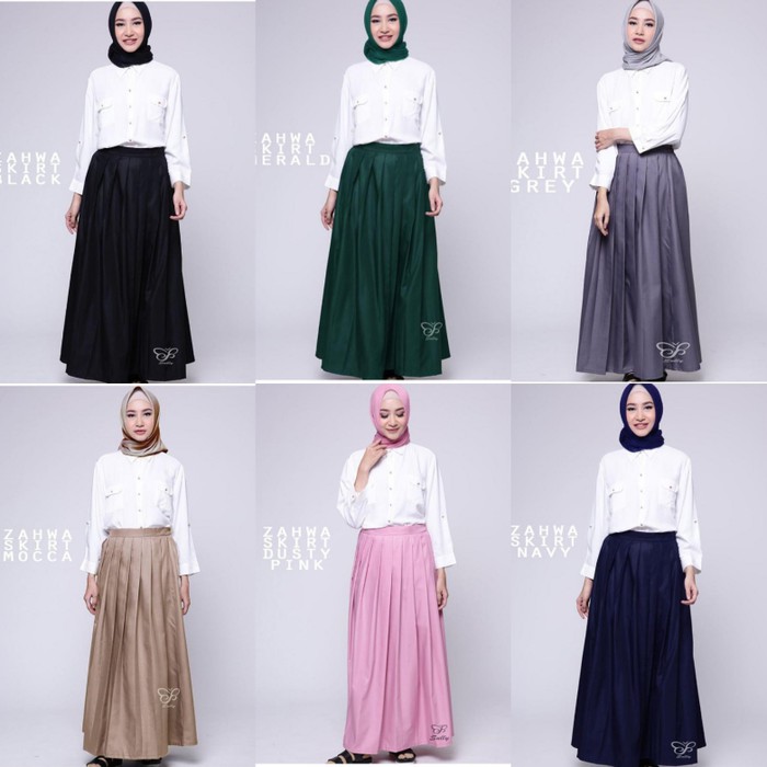 

TERMURAH Zahwa skirt untuk kuliah pesta sekolah kantor