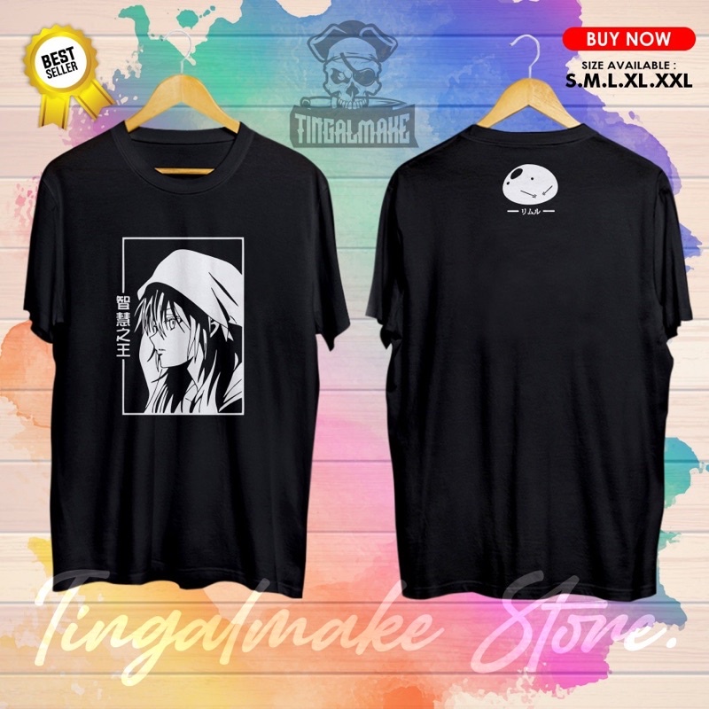 BAJU TENSURA RIMURU BASIC TEMPEST AKA RAPHAEL | KAOS PRIA WANITA | KAOS ANIME TERLARIS