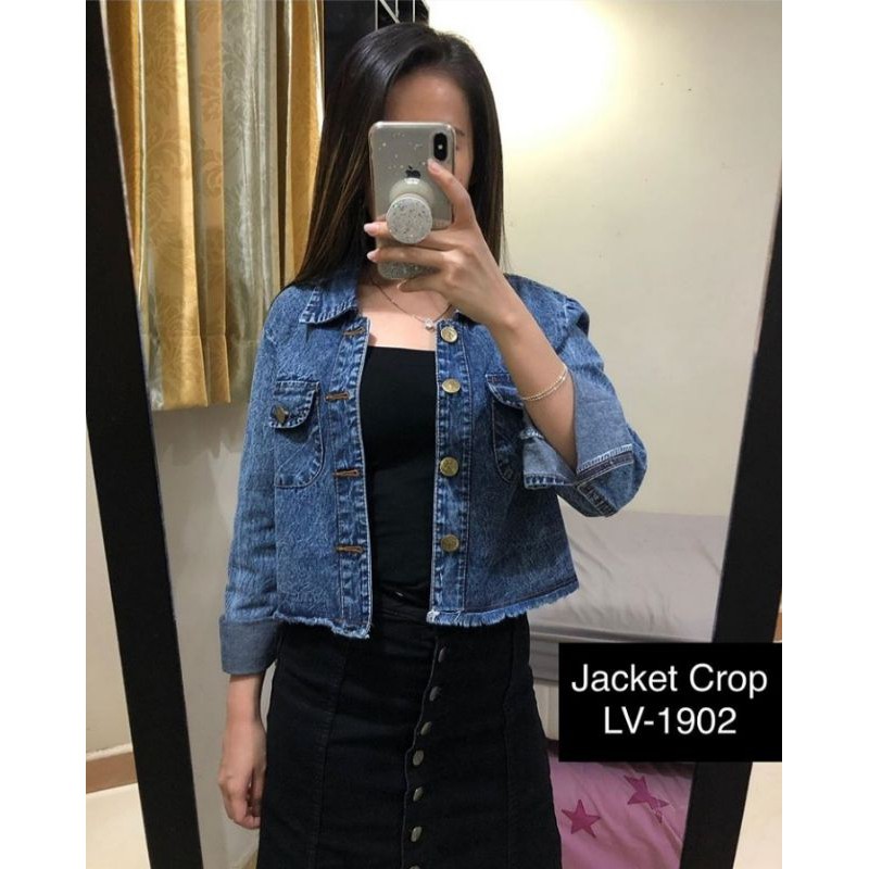 BISA COD JAKET CROP RAWIS