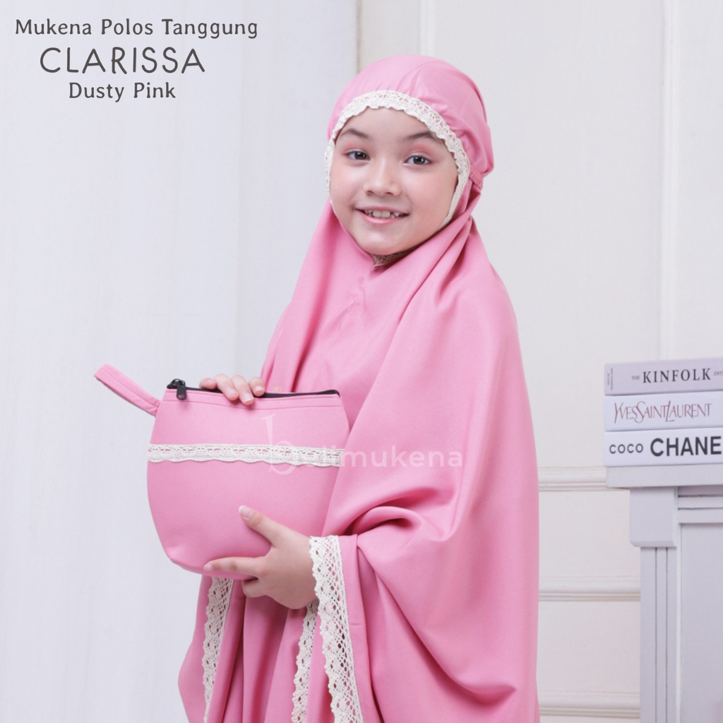 Mukena Anak Polos Tanggung Clarissa
