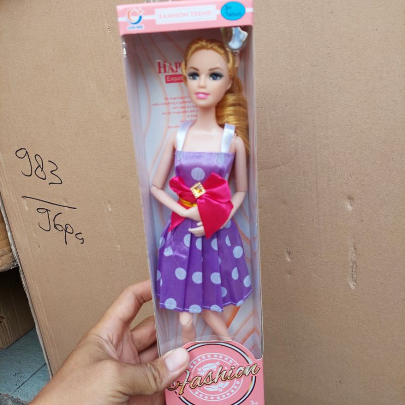 boneka princess pivotal kemasan kotak BOX kualitas premium engsel tangan kaki bisa di tekuk - PVT BOX