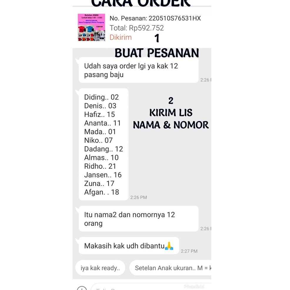 {ELL.20Au22ˢ} Kaos Futsal Dewasa Gratis Sablon Nama Punggung & No Punggung | Jersey Futsal | Kaos Fu