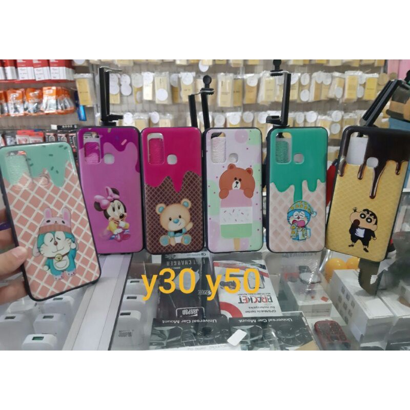 Softcase vivo Y30 / vivo Y50 case gambar kartun motif karakter