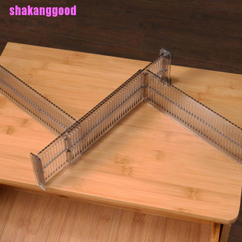 Skk Papan Pemisah Laci Adjustable Bahan Plastik DIY