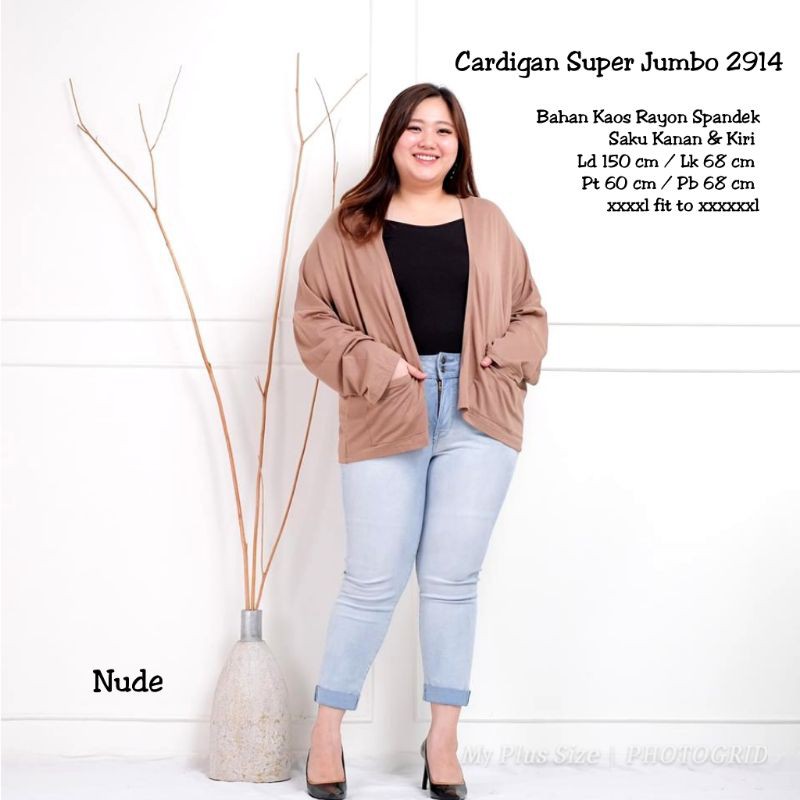 Cardigan Super Jumbo 2914,Ld 150 cm