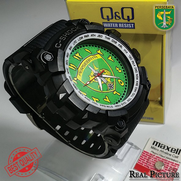 (BARANG BAGUS) JAM PERSEBAYA FRAME ANGKA ARAB