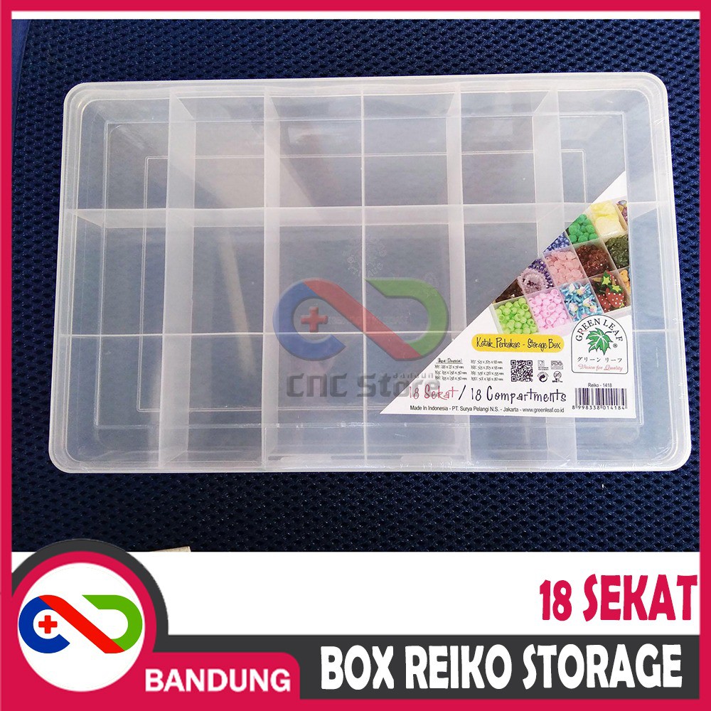 BOX REIKO STORAGE 1418 GREE LEAF 18 SEKAT