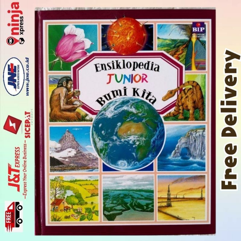 Ensiklopedia Junior Bumi Kita. Buku Ensiklopedia Gramedia anak BIP Gramedia