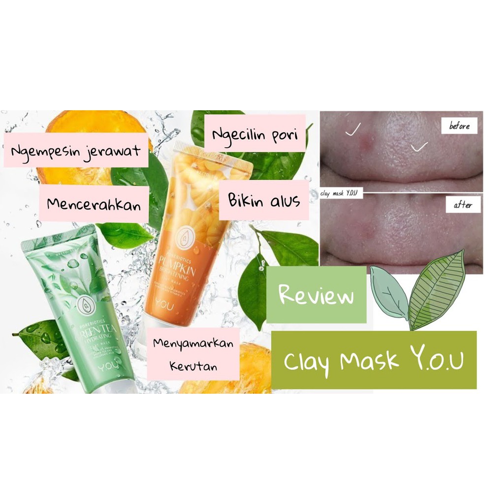 Y.O.U Porebiotics Clay Mask - 50GR