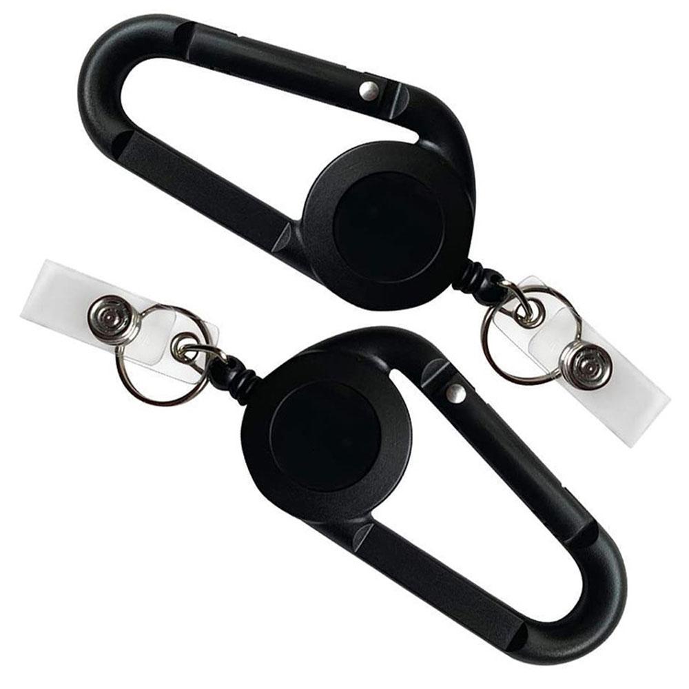 Quinton Lencana Gulungan Klip Ditarik Tugas Berat Tarik Alat Kantor Lanyard Klip Gantungan Kunci Klip
