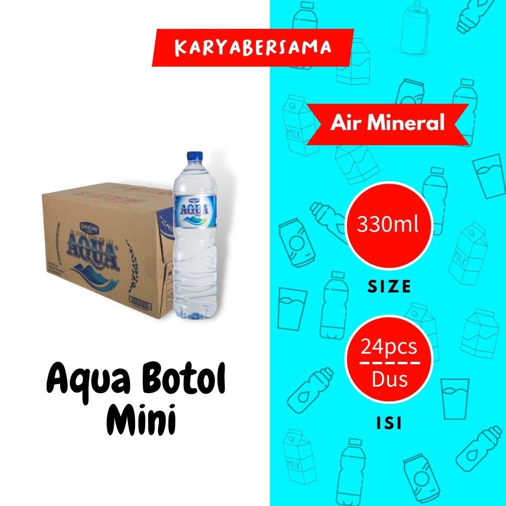 

Aqua Mini 330ml Isi 24 Botol