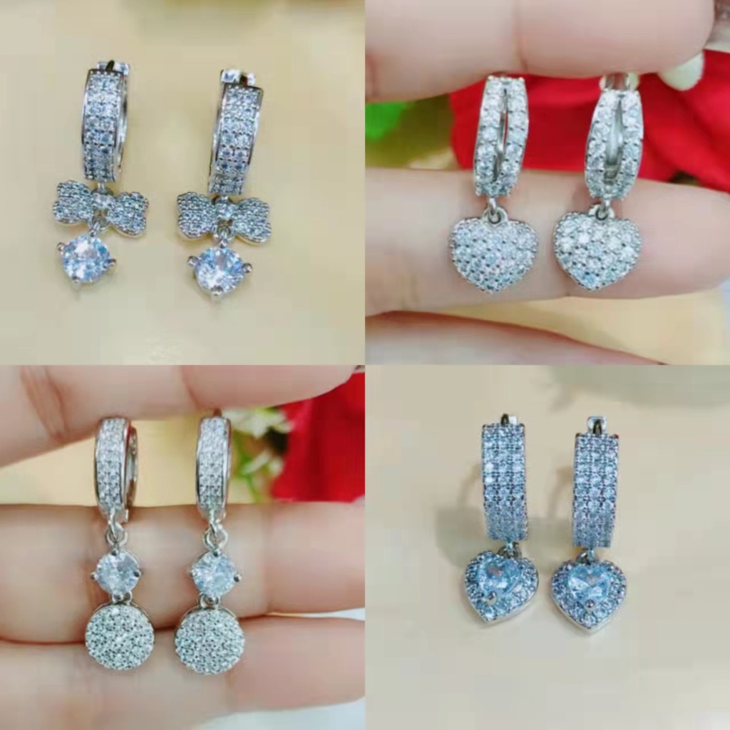 Anting Xuping Mata Full Lapis Emas Perhiasan A-D