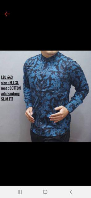 Baju Batik Pria // Batik Cowok // Batik Slimfit