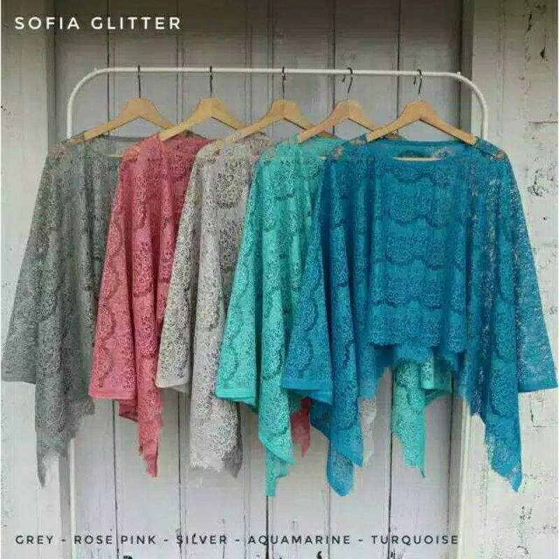 Outer Brukat - outfit murah - baju brukat - cape brukat new - cape jumbo - cape brukat premium